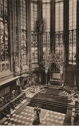 Ansichtskarte Aachen Kaiser-Dom Chor, Inneres, Innenansicht 1920
