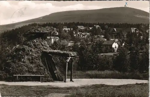 Ansichtskarte Braunlage Harzer Köte mit Wurmberg 1958