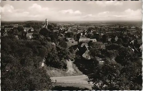 Ansichtskarte Bad Bentheim Blick vom Schloßturm 1968