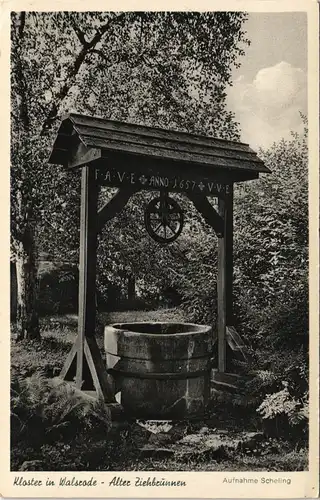 Ansichtskarte Walsrode Kloster - Alter Ziehbrunnen 1961