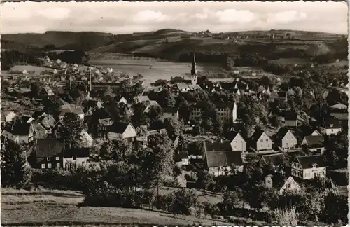 Ansichtskarte Bergneustadt Blick auf die Stadt 1959