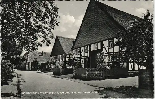 Ansichtskarte Wahmbeck (Bodenfelde) Straße - Fachwerkbauten 1965