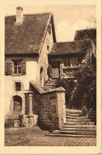 Rothenburg ob der Tauber Wohnung des Stadtkirchners, Wohnhaus 1910