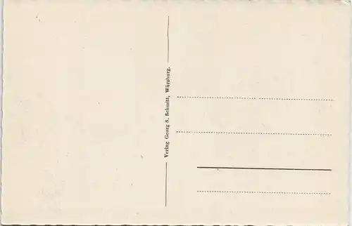 Ansichtskarte Würzburg Panorama-Ansichten, Stadt-Teilansicht 1920