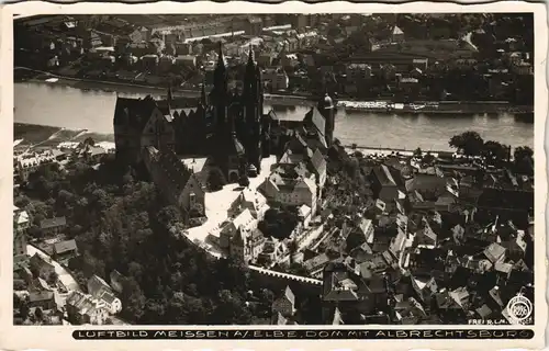 Ansichtskarte Meißen Luftbild 1936 Walter Hahn:8286