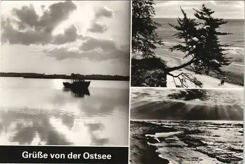 .Mecklenburg-Vorpommern Ostsee Allgemein Strandansichten DDR Mehrbild-AK 1985