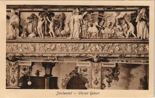 Freudenstadt Evangelische Stadtkirche - Relief an der Empore 1918