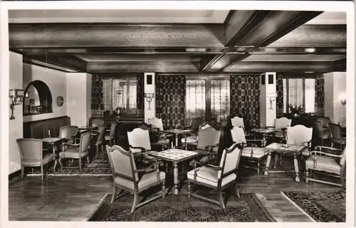 Ansichtskarte Hinterzarten Hotel zum Rössle Gastraum 1932