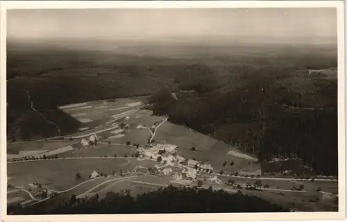 Ansichtskarte Donaueschingen Luftbild Bubenbach 1930