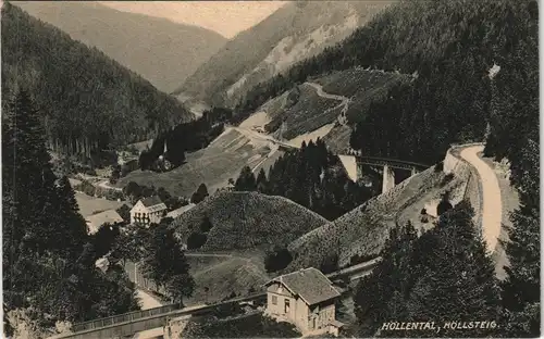 Ansichtskarte Breitnau Höllentalsteige Höllental (Schwarzwald) 1910