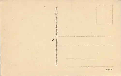 Ansichtskarte Freudenstadt Kruzifix in der ev. Kirche 1920