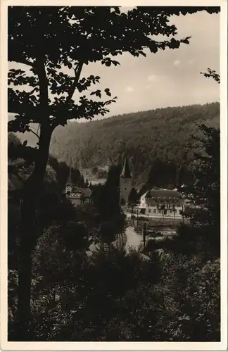 Marxzell Panorama-Ansicht Blick zur Kirche aus d. Vogelschau 1930