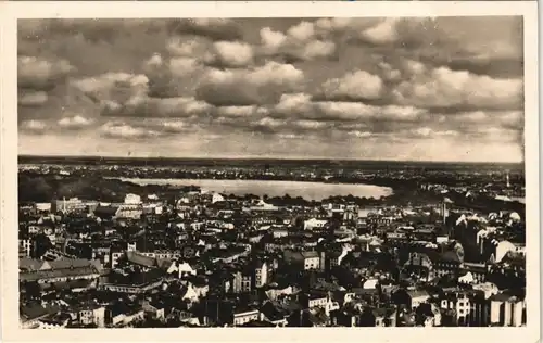 Ansichtskarte Hamburg Panorama-Ansicht (Vogelschau-Perspektive) 1940