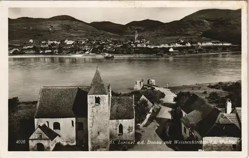 Ansichtskarte Weißenkirchen in der Wachau Stadtansicht 1947