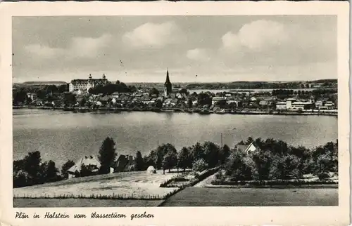 Ansichtskarte Plön Panorama-Ansicht vom Wasserturm aus 1955