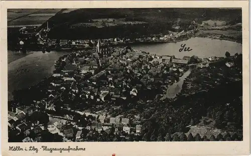 Mölln (Schleswig-Holstein) Luftbilder Flugzeug-Aufnahme 1952/1940