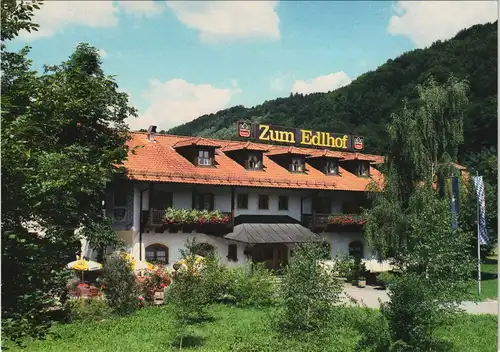 Ansichtskarte Obernzell Gasthof - Pension Zum Edlhof Edlhofstraße 1990