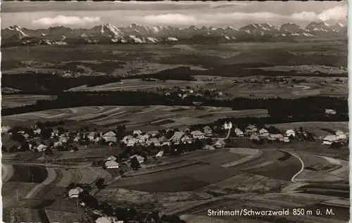 Ansichtskarte Strittmatt (Görwihl) Panorama Gesamtansicht 1964