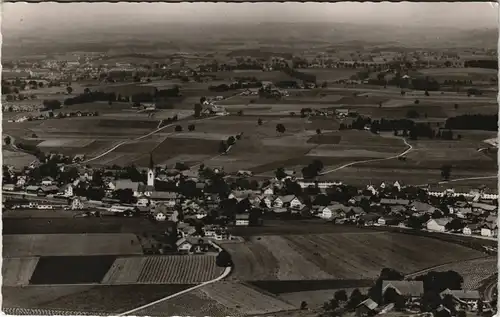 Ansichtskarte Durach Panorama Ansicht des Allgäuer Dorf 1960