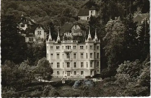 Ansichtskarte Bad Ems Partie am Park-Hotel 1965