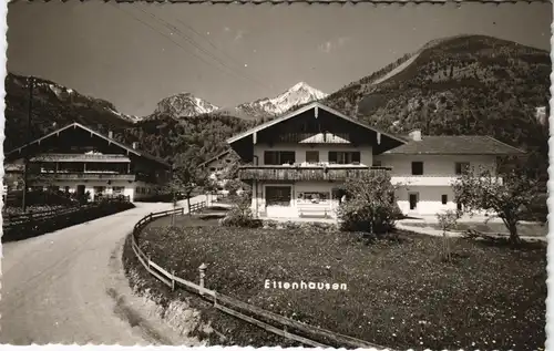 Ansichtskarte Ettenhausen Straßenpartie 1963