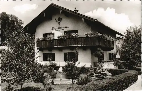 Ansichtskarte Lenggries Haus Tratenbach - Tölzer Straße 1963
