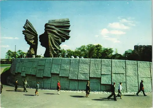 Postcard Kattowitz Katowice Pomnik Powstańców Śląskich, Denkmal 1971