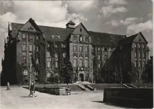 Postcard Allenstein Olsztyn Gmach PKP 1963