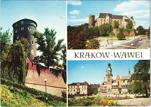 Postcard Krakau Kraków Wawel MB 1972