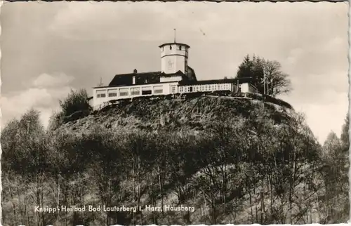 Ansichtskarte Bad Lauterberg im Harz Hausberg Burg-Restaurant 1960