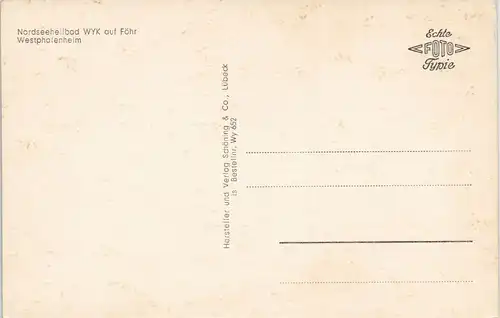 Ansichtskarte Wyk (Föhr) Westphalenheim 1960