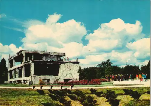 Danzig Gdańsk/Gduńsk Fragment upamiętnionych terenów bohaterskiej obrony Westerplatte 1968