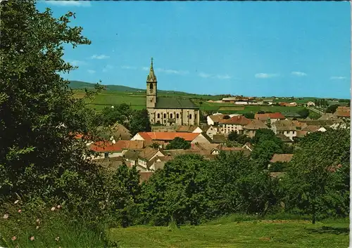 Ansichtskarte Marz Panorama Ortsansicht 1980