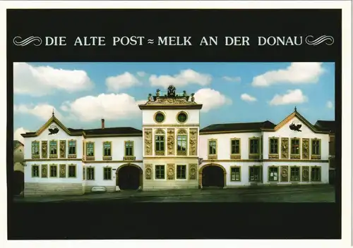 Ansichtskarte Melk Alte Post Postgebäude 2000