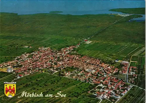 Ansichtskarte Mörbisch am See Luftaufnahme 1970