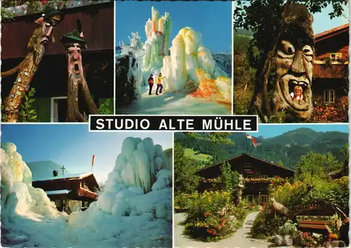 Ansichtskarte Mayrhofen Studio Alte Mühle Mehrbild-AK 1970