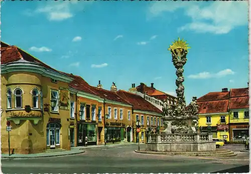 Ansichtskarte Mödling Hauptplatz Main place 1970