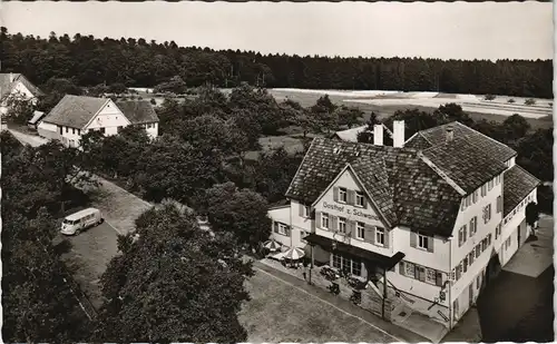 Kälberbronn -Pfalzgrafenweiler Gasthof zum Schwanen - VW Bulli 1962
