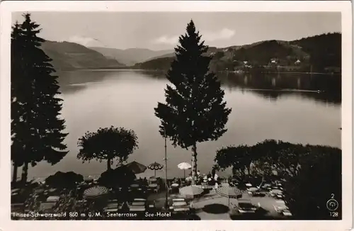 Ansichtskarte Titisee-Neustadt Seeterrasse See-Hotel 1955