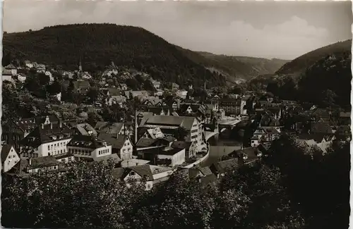 Ansichtskarte Calw Bahnhofsgaststätte Eugen Hartmann 1971