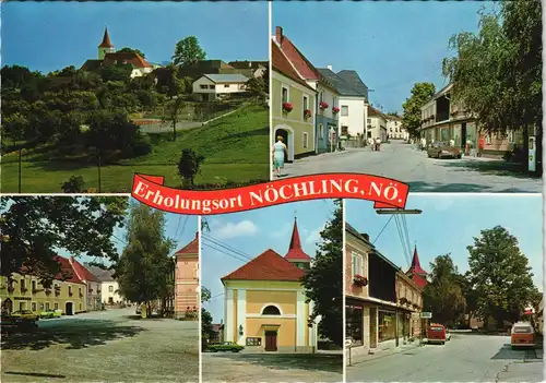 Ansichtskarte Nöchling Mehrbild-AK Ortsansichten, Straßen & Plätze 1980