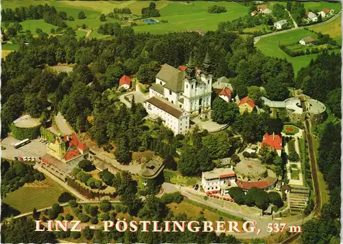 Ansichtskarte Linz Kirche am Pöstlingberg Luftaufnahme 1981