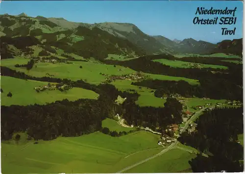 Ansichtskarte Niederndorf Luftaufnahme Ortsteil Sebi Tirol 1996