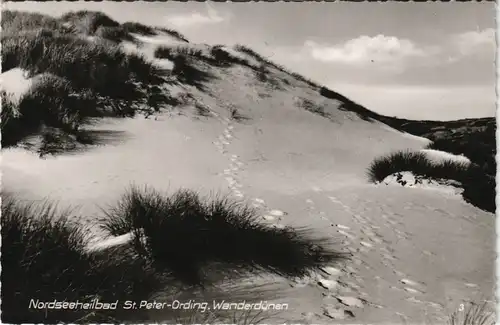 Ansichtskarte St. Peter-Ording Wanderdünen 1963