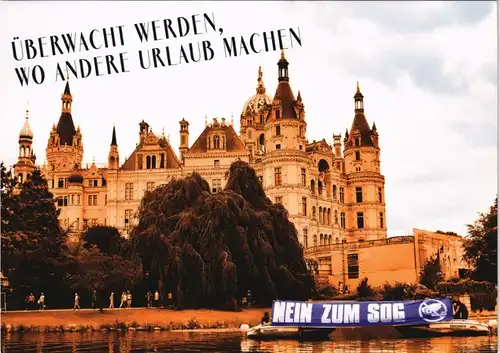 Ansichtskarte Schwerin Schweriner Schloss 2015