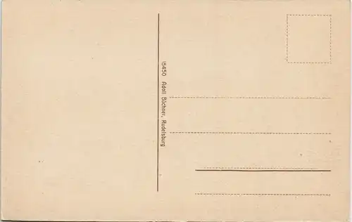 Ansichtskarte Saaleck-Bad Kösen Rudelsburg - Text 1915