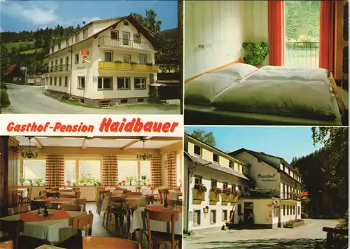 Mariensee am Wechsel Gasthof-Pension HAIDBAUER MB 4 Ansichten 1975