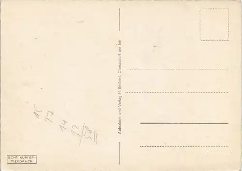 Ansichtskarte Oberaudorf Panorama-Ansicht mit Kranzhorn u. Spitzstein 1930
