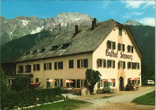 Ansichtskarte Mieming GASTHOF SCHWARZ Meinhardstraße Obermieming 1970