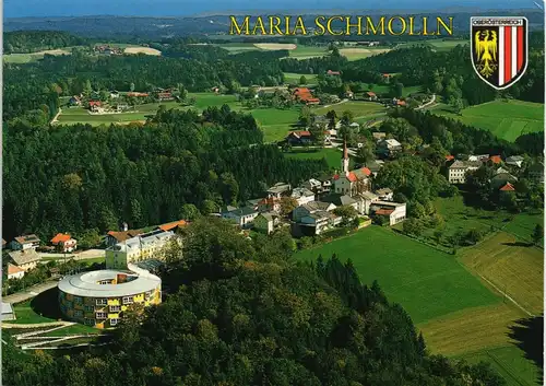 Ansichtskarte Maria Schmolln Luftaufnahme Wallfahrtsort vom Flugzeug aus 2000